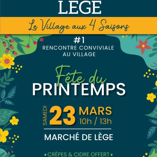 Rencontre conviviale au Marché de Lège